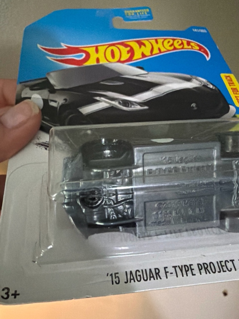 Hot Wheels '15 Jaguar F-Type Project Black Die-Cast Car